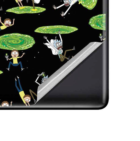 Adult Swim Rick and Morty Portal Pattern Google Pixel 6 Pro Skin